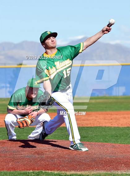 Thumbnail 1 in Bishop Manogue vs Green Valley (Diamondback Kickoff Tournament) photogallery.
