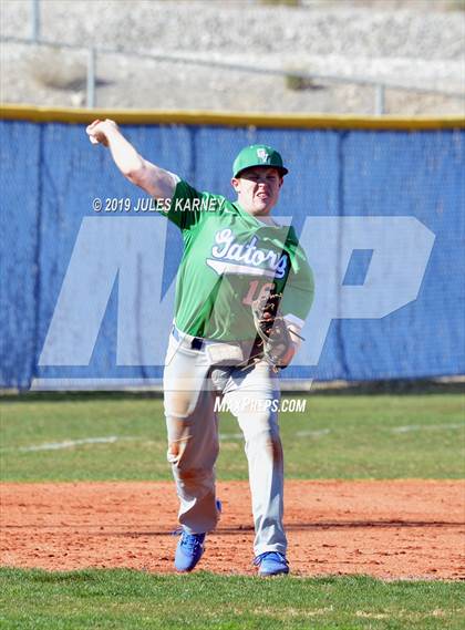 Thumbnail 2 in Bishop Manogue vs Green Valley (Diamondback Kickoff Tournament) photogallery.