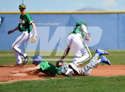 Thumbnail 2 in Bishop Manogue vs Green Valley (Diamondback Kickoff Tournament) photogallery.