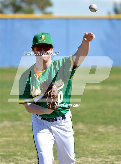Thumbnail 2 in Bishop Manogue vs Green Valley (Diamondback Kickoff Tournament) photogallery.