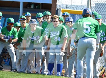 Thumbnail 2 in Bishop Manogue vs Green Valley (Diamondback Kickoff Tournament) photogallery.