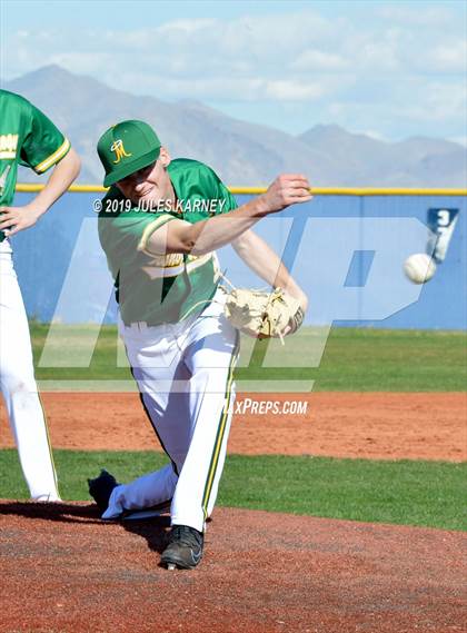 Thumbnail 2 in Bishop Manogue vs Green Valley (Diamondback Kickoff Tournament) photogallery.