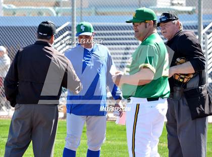 Thumbnail 2 in Bishop Manogue vs Green Valley (Diamondback Kickoff Tournament) photogallery.