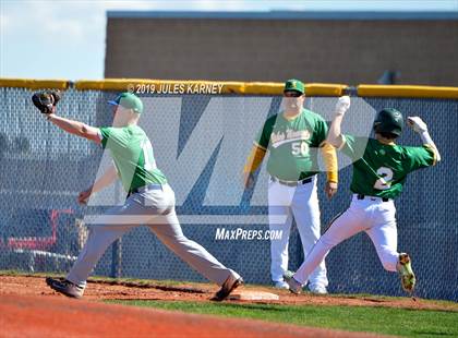 Thumbnail 3 in Bishop Manogue vs Green Valley (Diamondback Kickoff Tournament) photogallery.