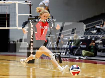 Thumbnail 2 in Randall vs. Salado (UIL 4A Volleyball Semi-Final) photogallery.
