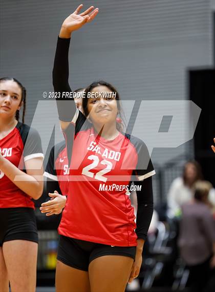 Thumbnail 1 in Randall vs. Salado (UIL 4A Volleyball Semi-Final) photogallery.