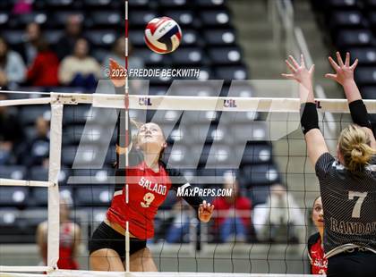 Thumbnail 3 in Randall vs. Salado (UIL 4A Volleyball Semi-Final) photogallery.