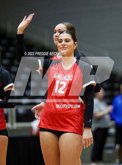 Thumbnail 1 in Randall vs. Salado (UIL 4A Volleyball Semi-Final) photogallery.