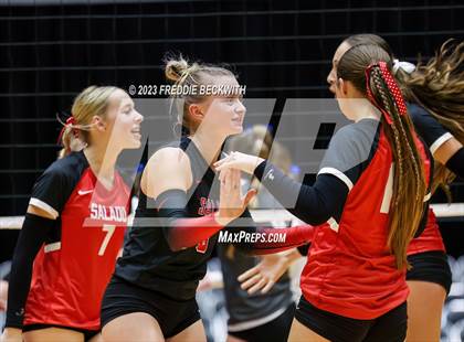 Thumbnail 2 in Randall vs. Salado (UIL 4A Volleyball Semi-Final) photogallery.