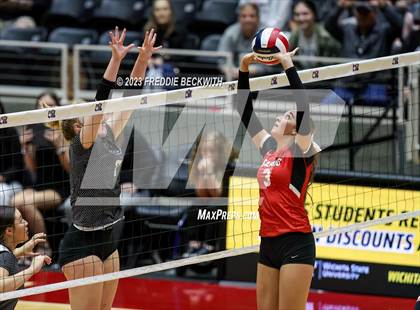 Thumbnail 2 in Randall vs. Salado (UIL 4A Volleyball Semi-Final) photogallery.