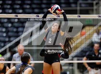 Thumbnail 3 in Randall vs. Salado (UIL 4A Volleyball Semi-Final) photogallery.