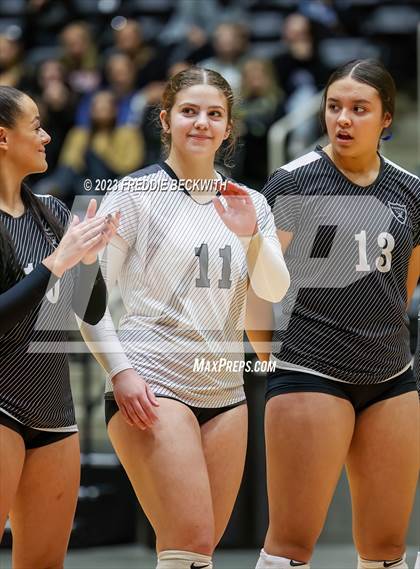 Thumbnail 3 in Randall vs. Salado (UIL 4A Volleyball Semi-Final) photogallery.