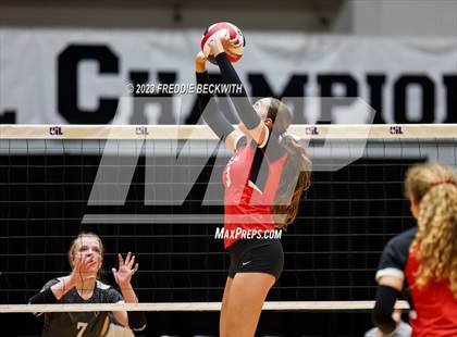 Thumbnail 2 in Randall vs. Salado (UIL 4A Volleyball Semi-Final) photogallery.