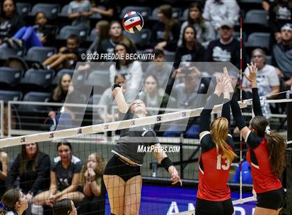 Thumbnail 2 in Randall vs. Salado (UIL 4A Volleyball Semi-Final) photogallery.