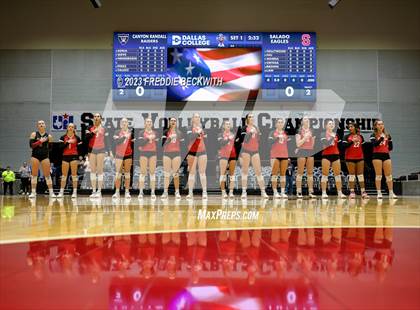 Thumbnail 1 in Randall vs. Salado (UIL 4A Volleyball Semi-Final) photogallery.