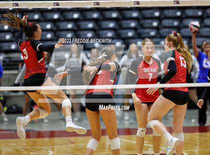 Thumbnail 1 in Randall vs. Salado (UIL 4A Volleyball Semi-Final) photogallery.