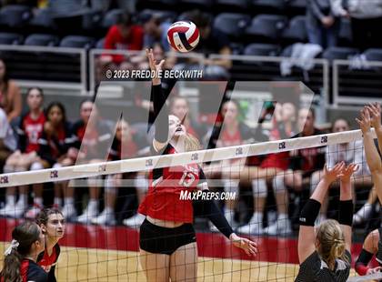 Thumbnail 3 in Randall vs. Salado (UIL 4A Volleyball Semi-Final) photogallery.