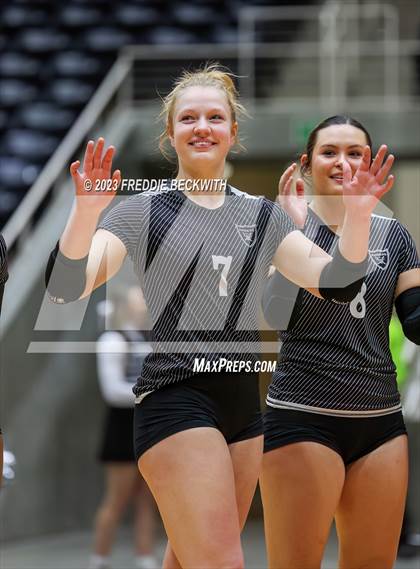 Thumbnail 2 in Randall vs. Salado (UIL 4A Volleyball Semi-Final) photogallery.
