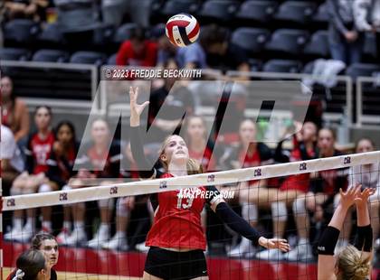Thumbnail 2 in Randall vs. Salado (UIL 4A Volleyball Semi-Final) photogallery.