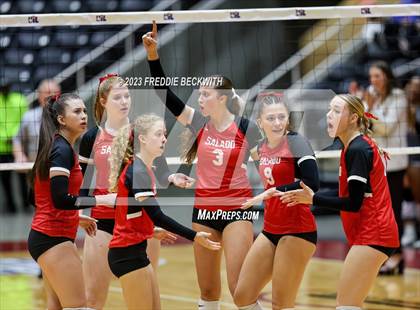 Thumbnail 1 in Randall vs. Salado (UIL 4A Volleyball Semi-Final) photogallery.