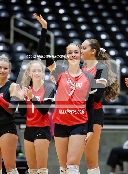 Thumbnail 2 in Randall vs. Salado (UIL 4A Volleyball Semi-Final) photogallery.