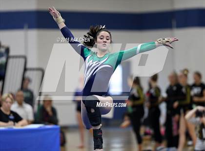 Thumbnail 2 in CHSAA 4A Gymnastics (Preliminary) photogallery.