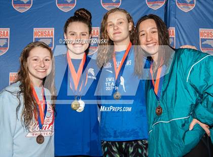 Thumbnail 1 in NCHSAA 1A/2A Swimming Finals photogallery.
