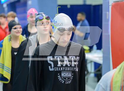 Thumbnail 1 in NCHSAA 1A/2A Swimming Finals photogallery.