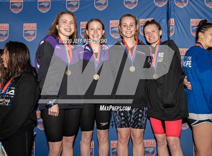 Thumbnail 1 in NCHSAA 1A/2A Swimming Finals photogallery.