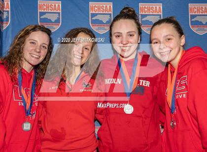 Thumbnail 1 in NCHSAA 1A/2A Swimming Finals photogallery.
