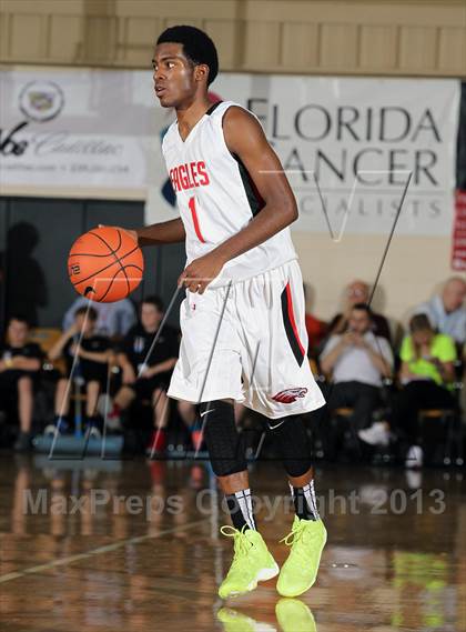 Thumbnail 1 in Oldsmar Christian vs. Brewster Academy (City of Palms Classic) photogallery.