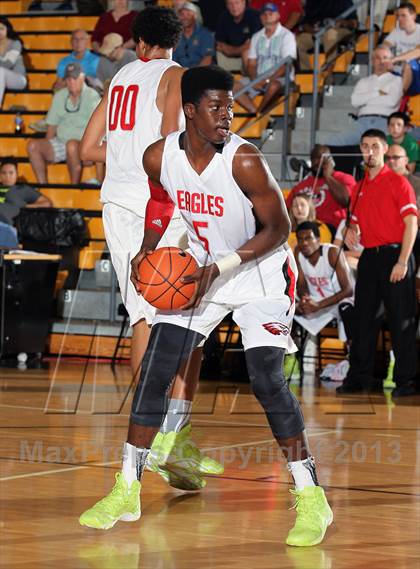 Thumbnail 2 in Oldsmar Christian vs. Brewster Academy (City of Palms Classic) photogallery.