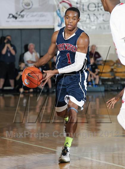 Thumbnail 1 in Oldsmar Christian vs. Brewster Academy (City of Palms Classic) photogallery.