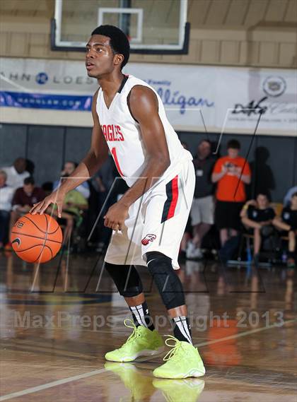 Thumbnail 2 in Oldsmar Christian vs. Brewster Academy (City of Palms Classic) photogallery.