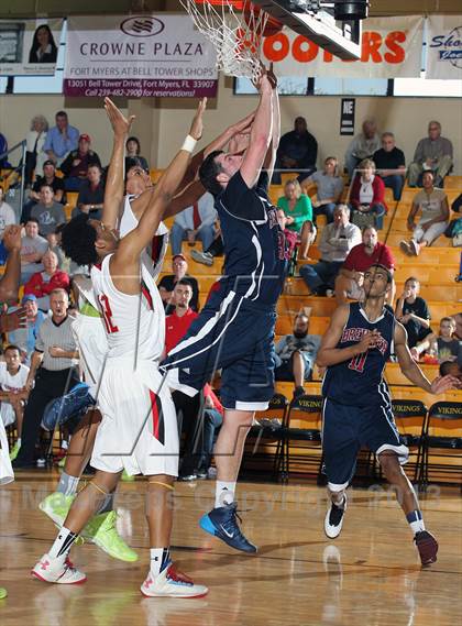 Thumbnail 3 in Oldsmar Christian vs. Brewster Academy (City of Palms Classic) photogallery.