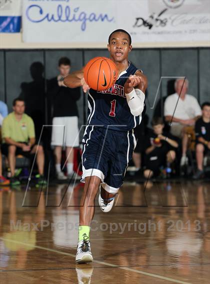 Thumbnail 2 in Oldsmar Christian vs. Brewster Academy (City of Palms Classic) photogallery.