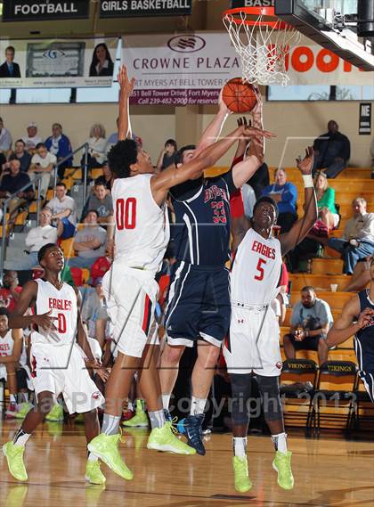 Thumbnail 2 in Oldsmar Christian vs. Brewster Academy (City of Palms Classic) photogallery.