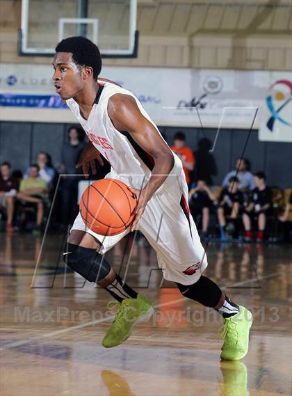 Thumbnail 1 in Oldsmar Christian vs. Brewster Academy (City of Palms Classic) photogallery.