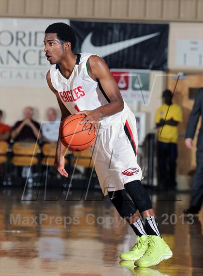 Thumbnail 1 in Oldsmar Christian vs. Brewster Academy (City of Palms Classic) photogallery.
