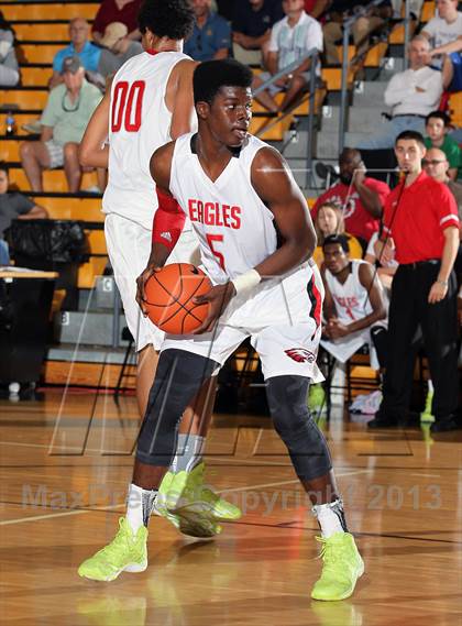 Thumbnail 1 in Oldsmar Christian vs. Brewster Academy (City of Palms Classic) photogallery.