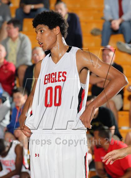 Thumbnail 1 in Oldsmar Christian vs. Brewster Academy (City of Palms Classic) photogallery.