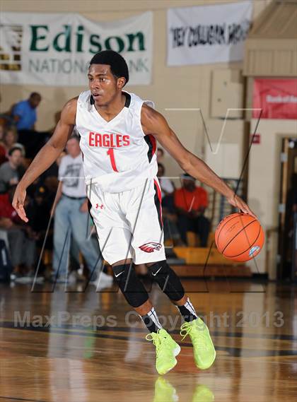Thumbnail 3 in Oldsmar Christian vs. Brewster Academy (City of Palms Classic) photogallery.