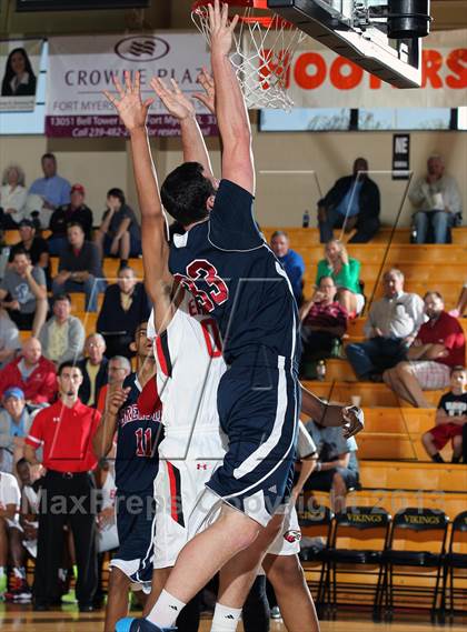 Thumbnail 3 in Oldsmar Christian vs. Brewster Academy (City of Palms Classic) photogallery.