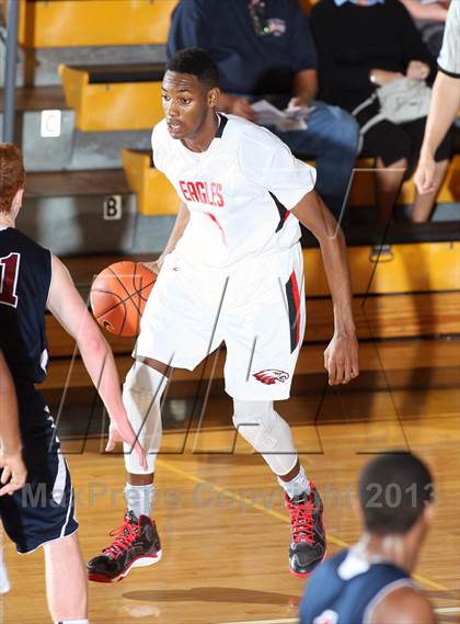 Thumbnail 2 in Oldsmar Christian vs. Brewster Academy (City of Palms Classic) photogallery.