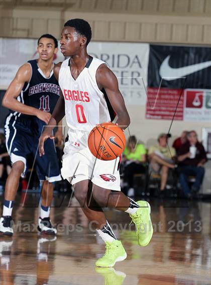 Thumbnail 2 in Oldsmar Christian vs. Brewster Academy (City of Palms Classic) photogallery.