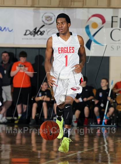 Thumbnail 2 in Oldsmar Christian vs. Brewster Academy (City of Palms Classic) photogallery.