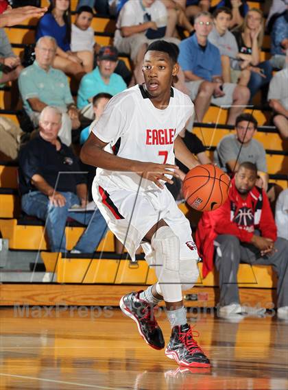 Thumbnail 1 in Oldsmar Christian vs. Brewster Academy (City of Palms Classic) photogallery.