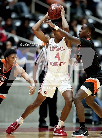 Thumbnail 2 in Lancaster vs Kimball (UIL 5A Regional Final) photogallery.
