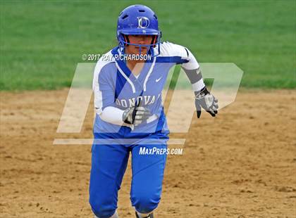 Thumbnail 1 in Donovan Catholic vs. Manchester photogallery.