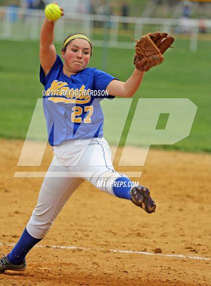 Thumbnail 2 in Donovan Catholic vs. Manchester photogallery.